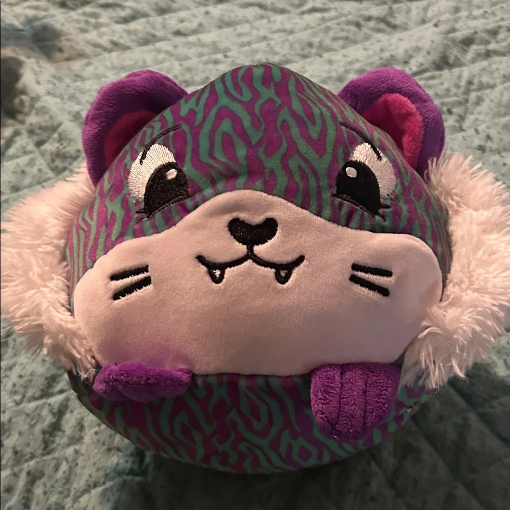 Purple and Green Plush Animal Toy‎